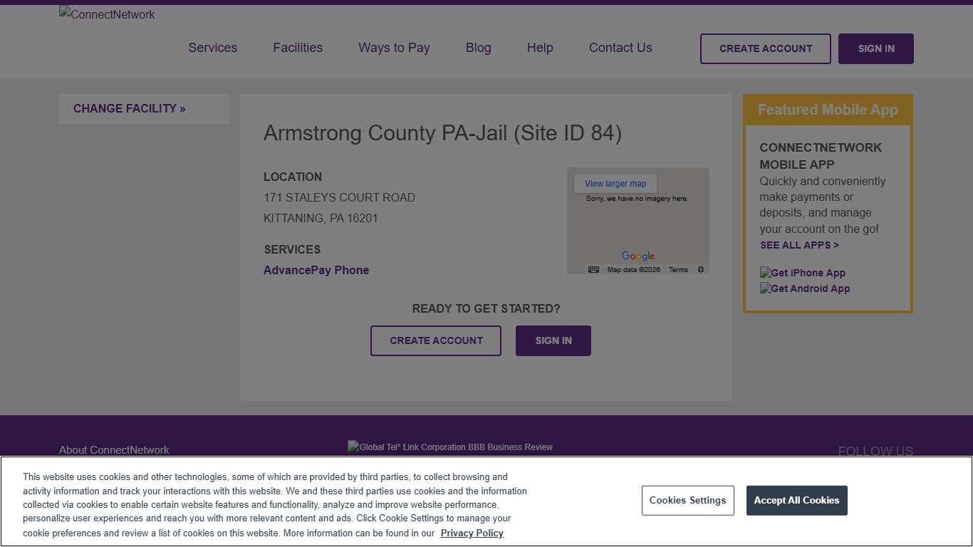 Armstrong County PA-Jail | ConnectNetwork